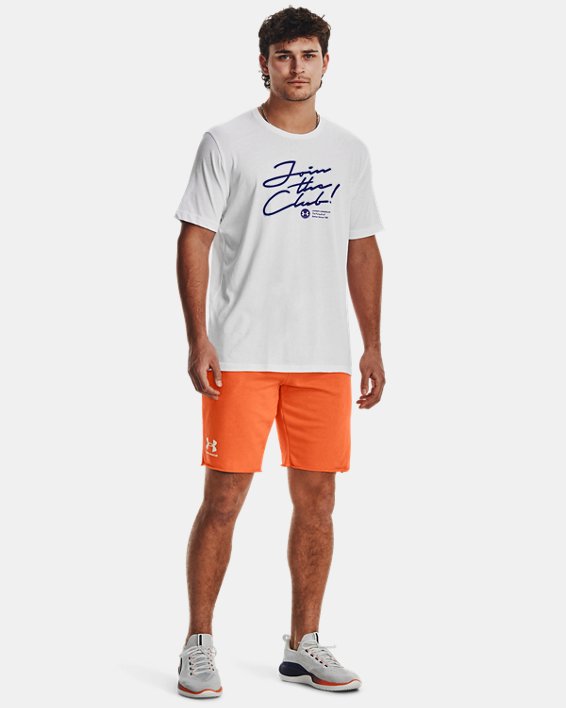 Men's UA Join The Club Short Sleeve in White image number 2